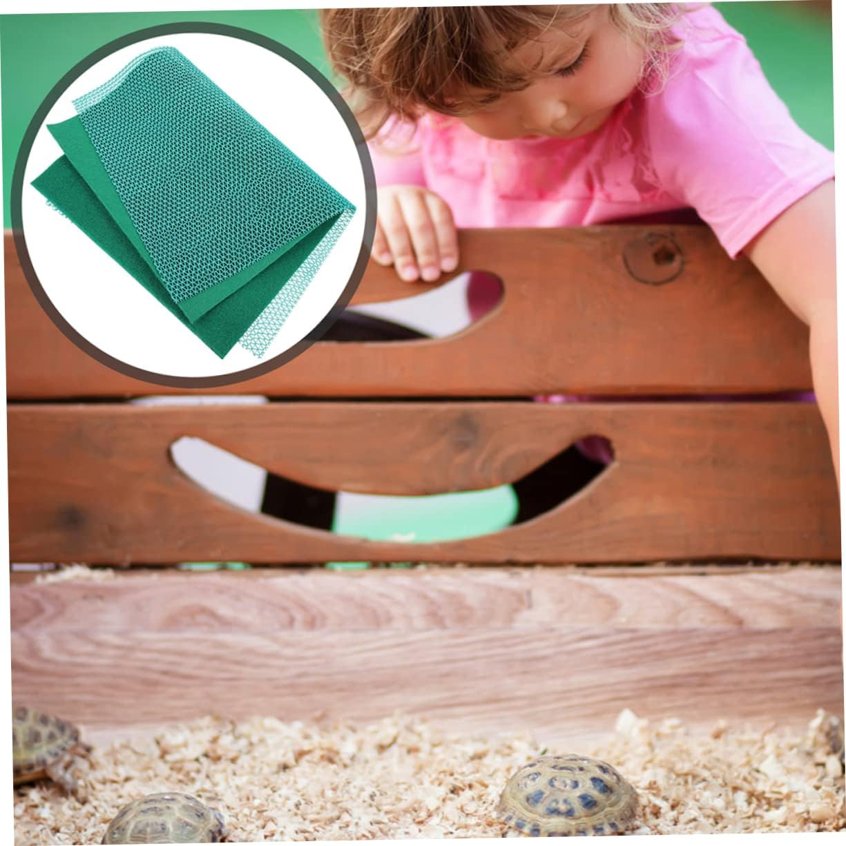 Abaodam 1Set Reptile Terrarium Mat Carpet Substrate for Tortoise Lizard Gecko for Comfortable Habitat