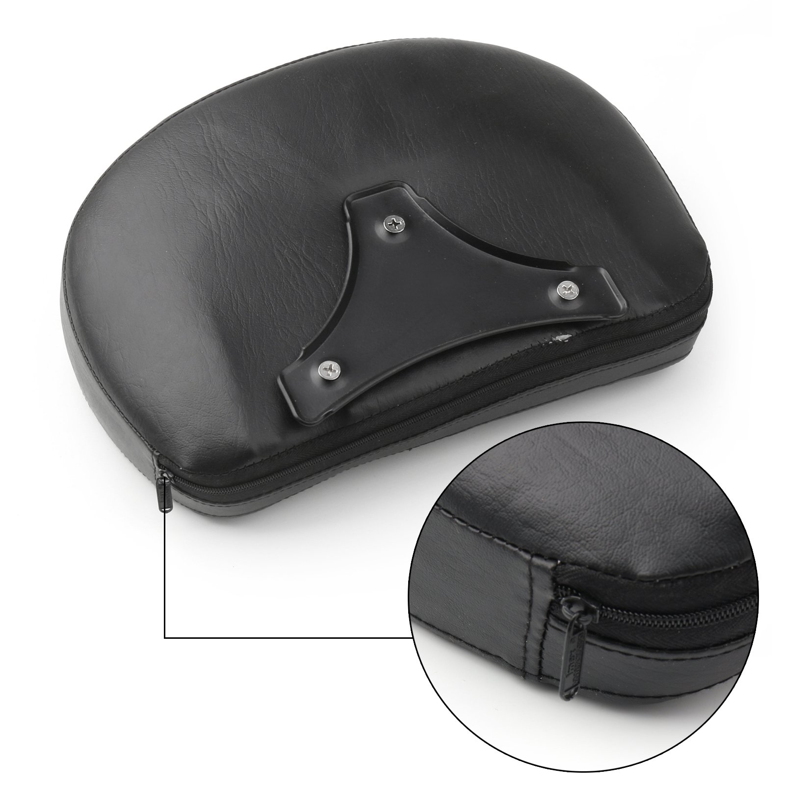 Topteng Sissy Bar Almohadilla de Respaldo Apto para Harley del Deslizamiento del Camino King Road Gilde 2009-2014