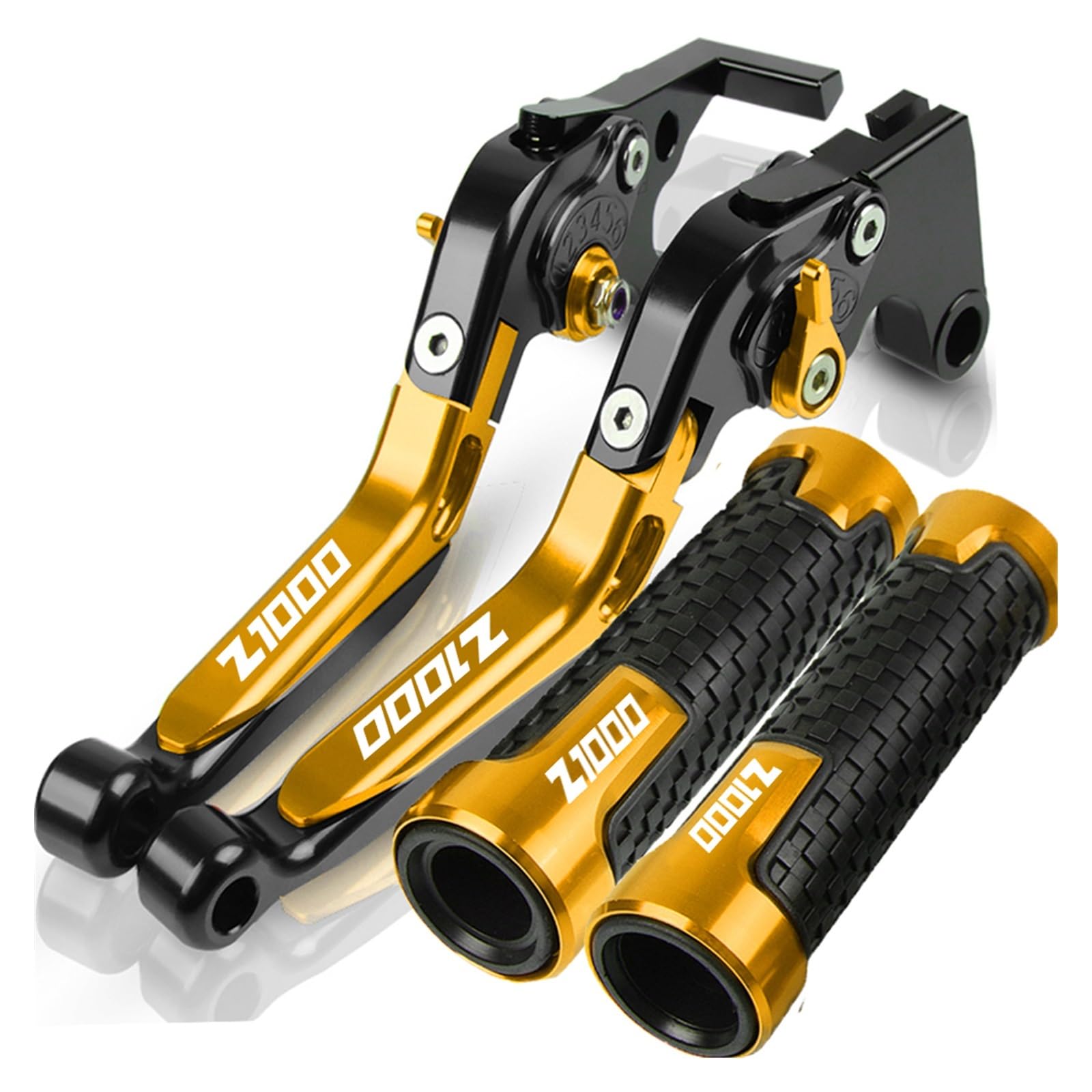 Leve del freno a mano Per Kawasaki Per Z1000 Per 2003 2004 2005 2006 Leve freno frizione regolabili Manopole manubrio Accessori moto Per Leve freno mano(18)