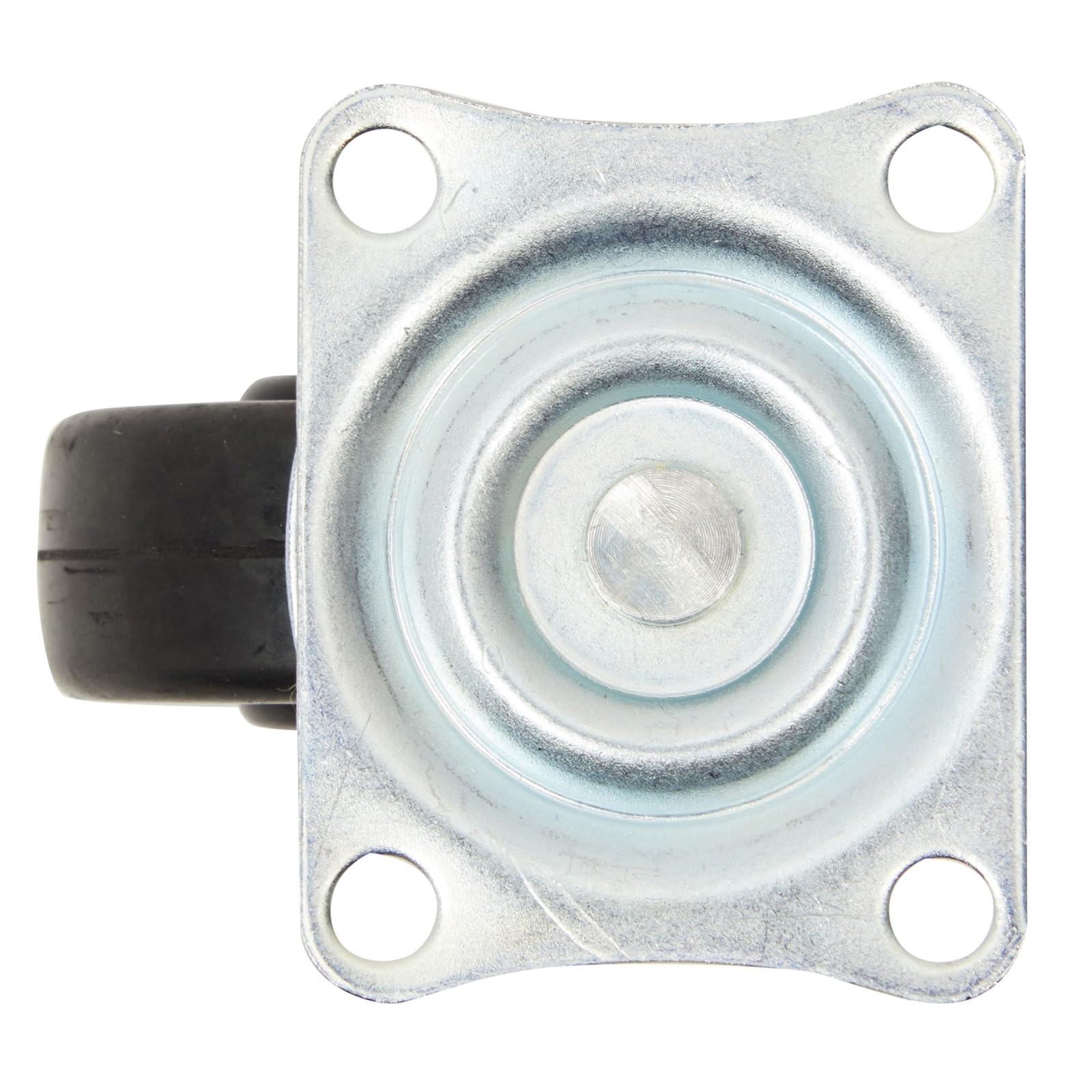 Stockroom Plus Lot de 24 roulettes pivotantes de 5,1 cm avec base en caoutchouc avec plaque supérieure et roulement pour un déplacement en douceur