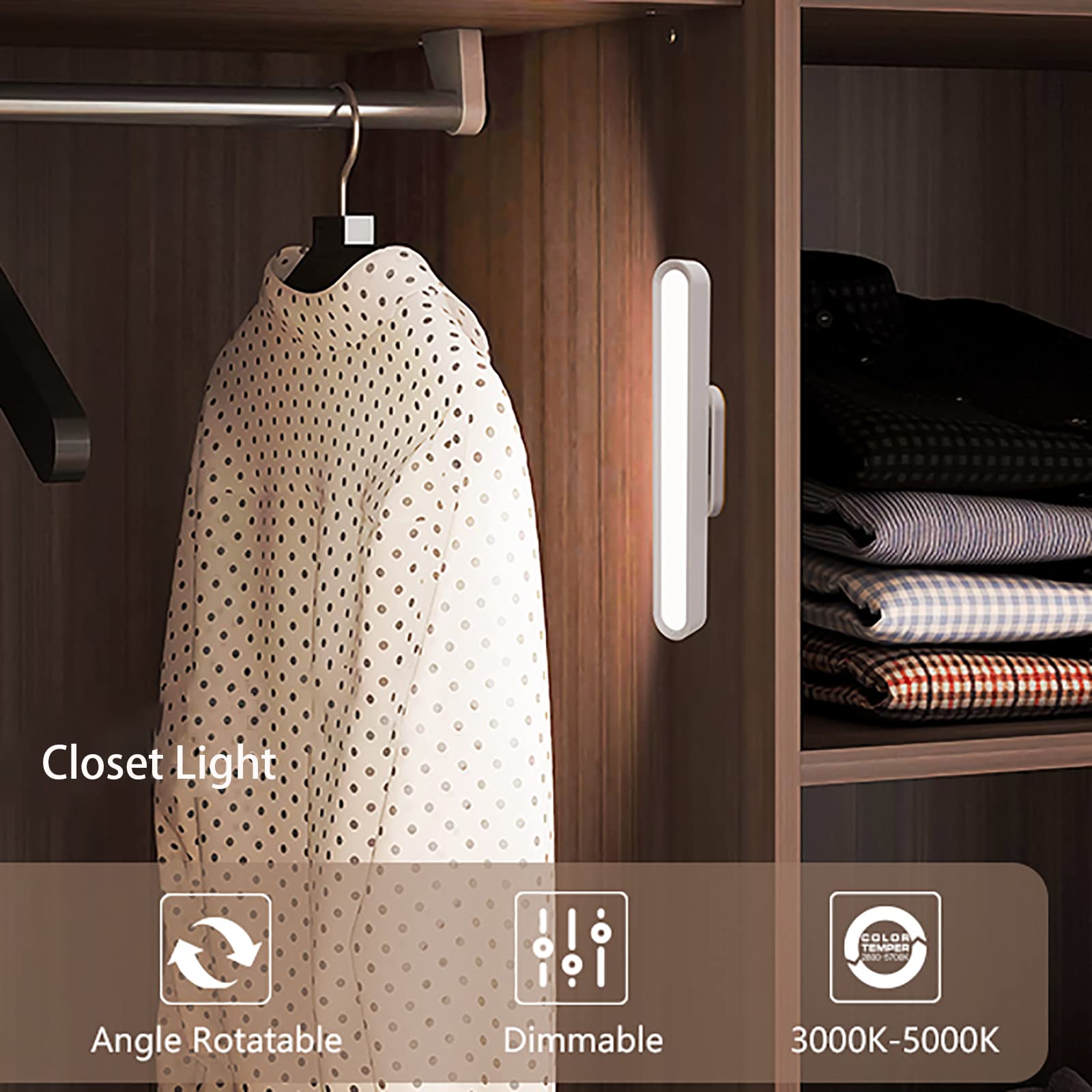 Barra LED De Cocina Con Luz Fría Y Sensor De Movimiento Para Debajo Del