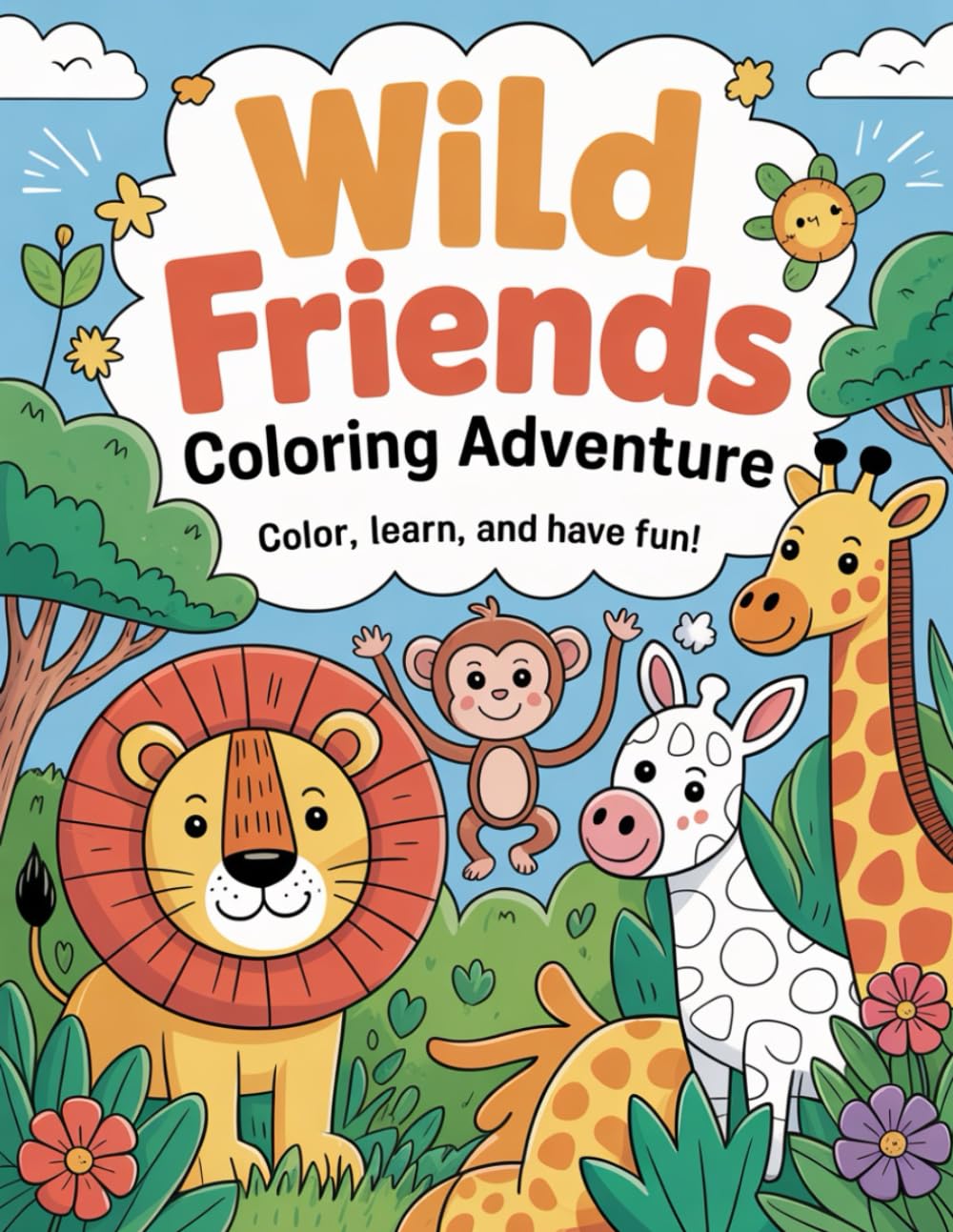 Wild Friends Coloring Adventure