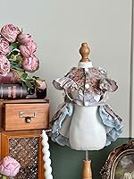 Vista 29 de Vestido de princesa de encaje para perros pequeños y pequeños extragrandes, color negro, talla L