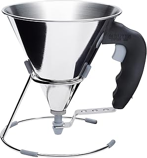 De Buyer 3353.00 Kwik Mini Piston Funnel Black