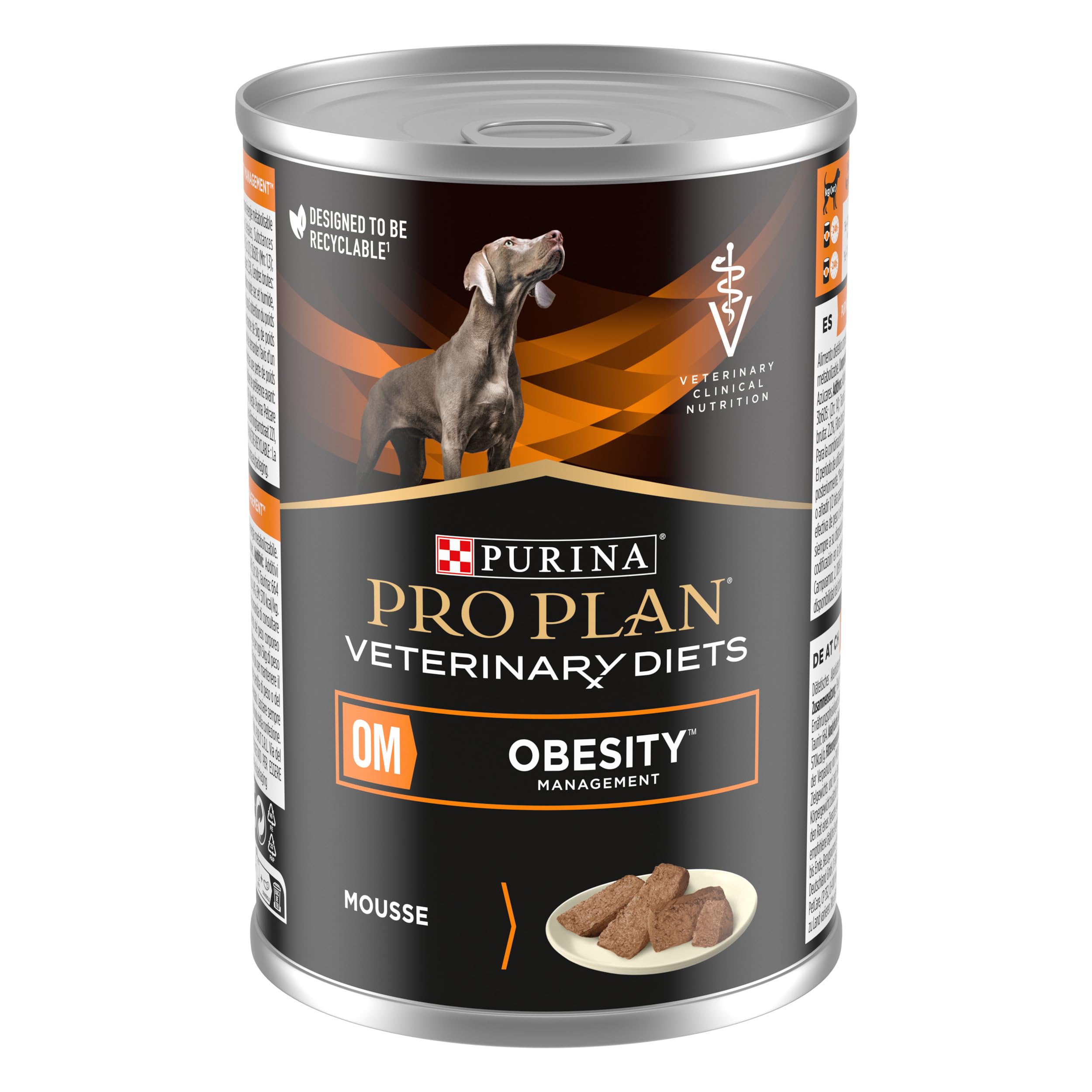 Pro Plan Veterinary Diets OM Obesity Management Mousse 400 G. Dog 400 GR