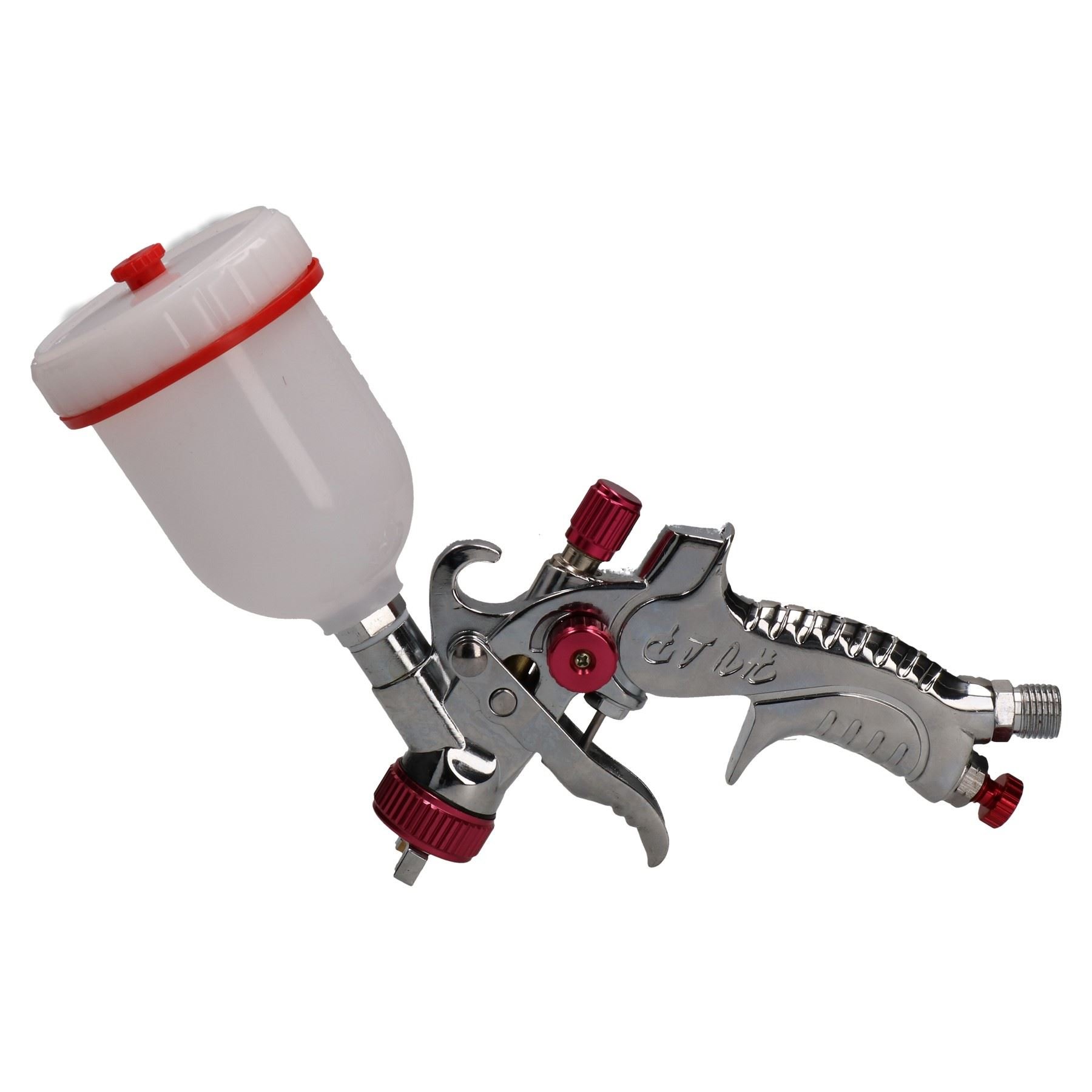 AB Tools Mini HVLP Gravity Feed Spray Gun 0.8mm Nozzle 1/4