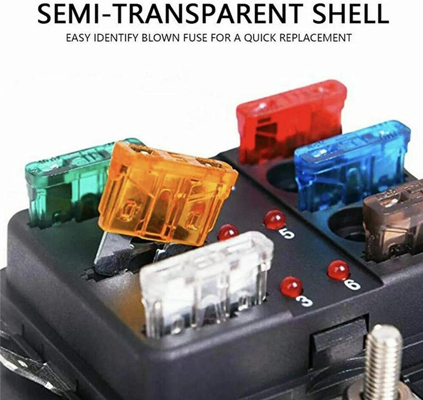 Assortimento di fusibili a lama mini standard da 220 pezzi ATM Auto Car Truck Kit di fusibili assortiti Supporto di sicurezza a lama