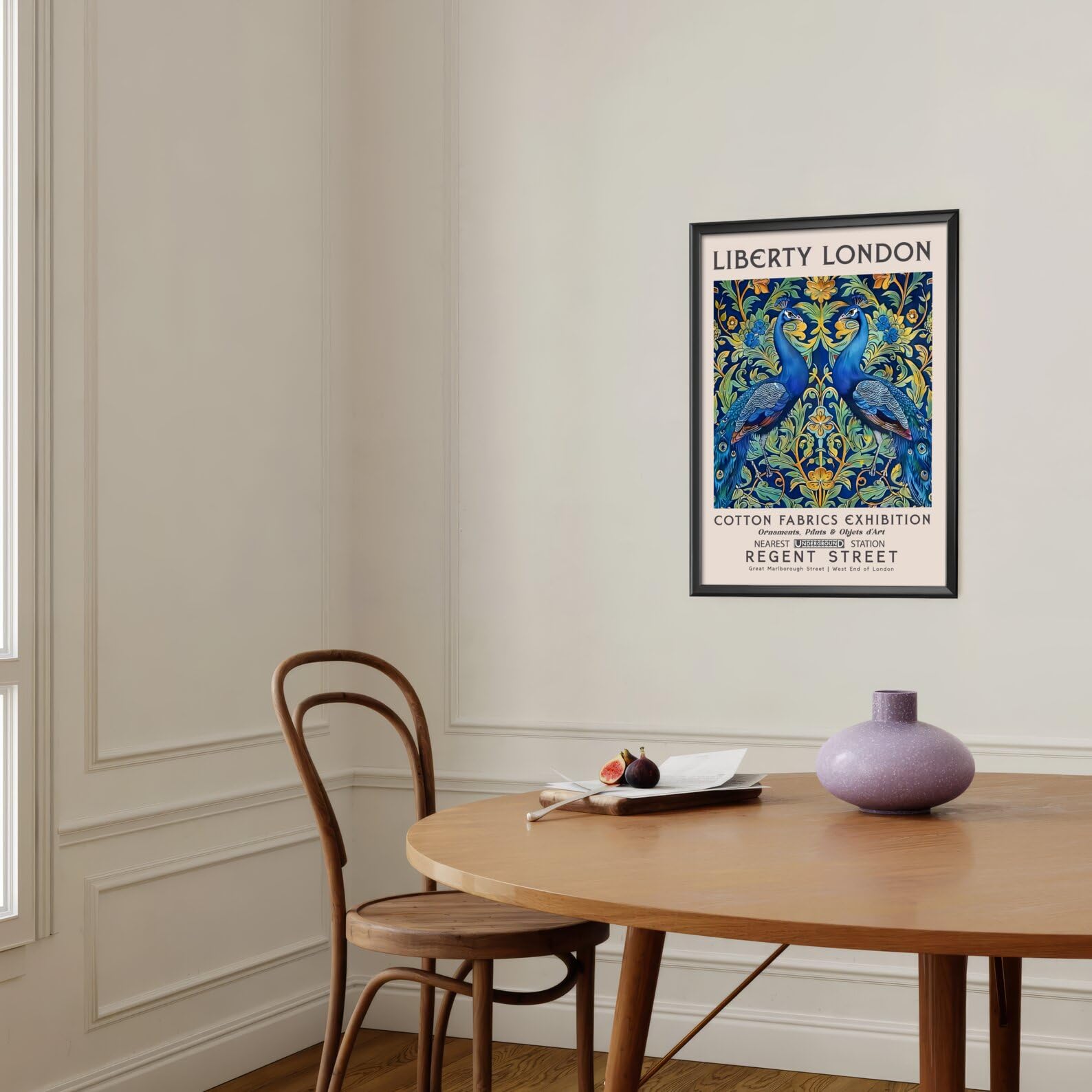 Generic Poster of a William Morris Print, Peacock William Morris