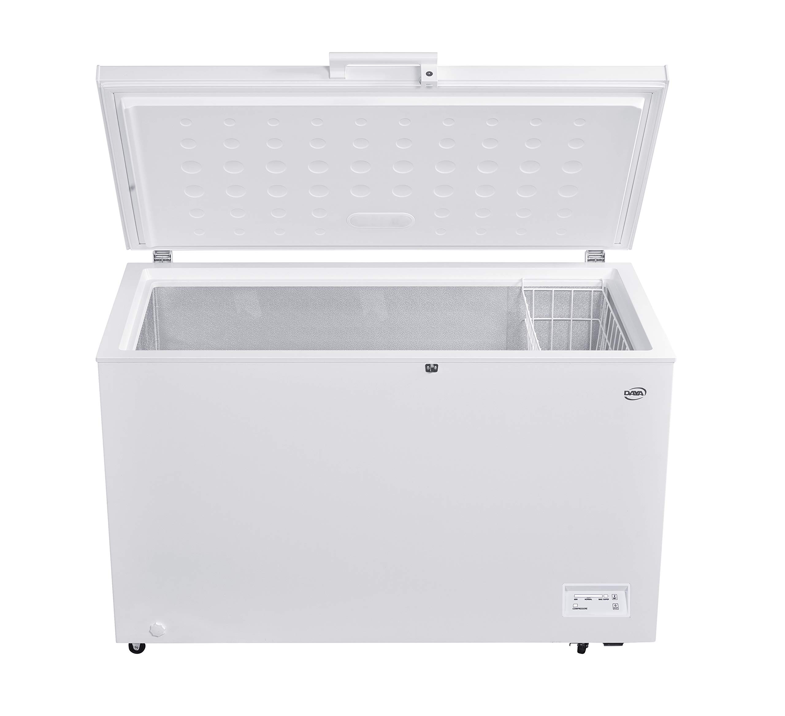 Daya congelatore orizzontale DCP-380SH4WF0, 371 litri, Classe F, Super Freezing, Winter security, Serratura, Silenzioso 40 dB(A), Autonomia senza corrente 36 ore
