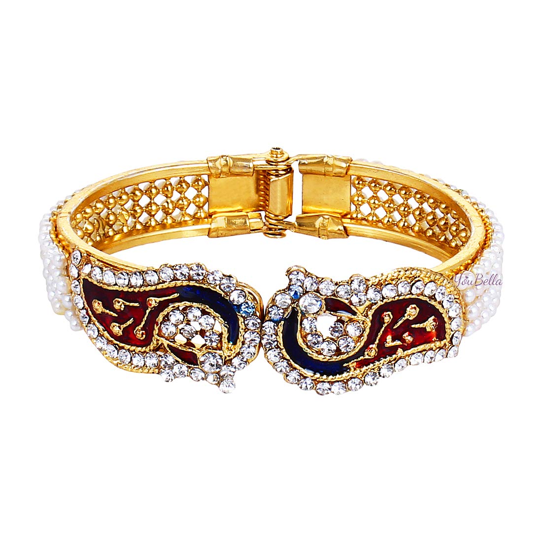 Traditional Plated Combo of 3 Bracelet Bangle Set (Style 2)