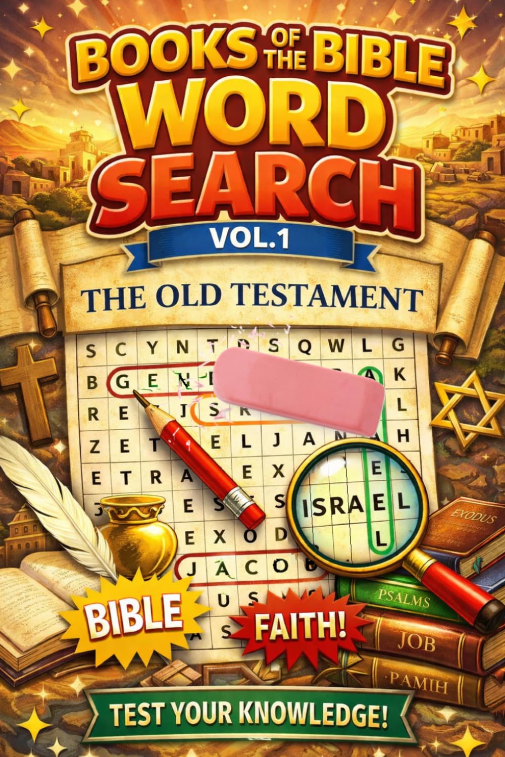 Books of the Bible Word Search Volume 1: The Old Testament