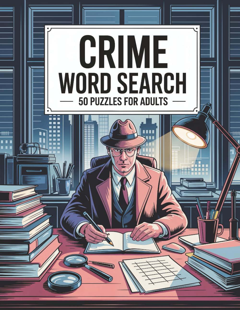 Crime Word Search: Word Search Book for Adults: 50 Puzzles - Crime Scenes, Mysteries, and Detective Work!