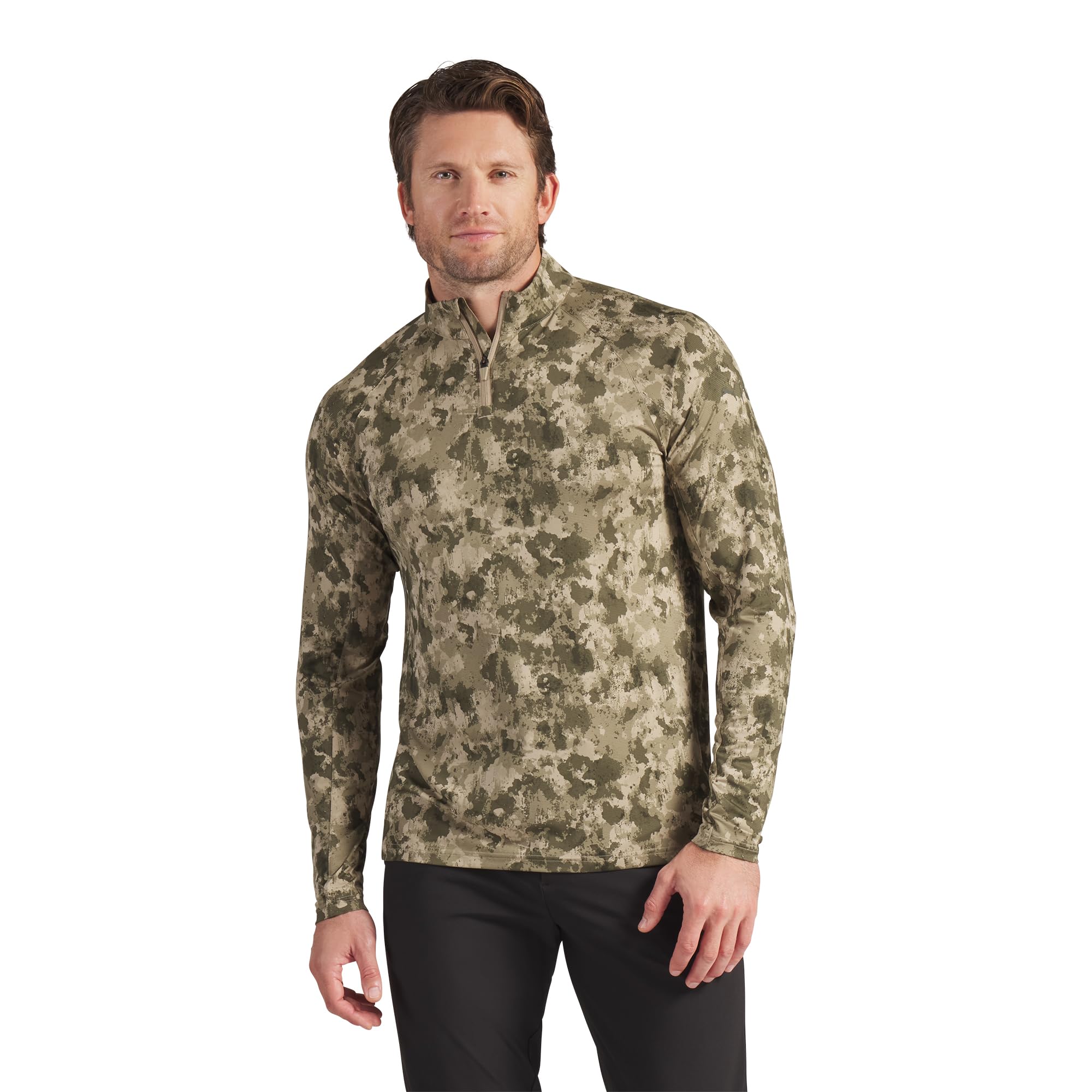 Puma Herren Puma X Volition Camo Golf 1/4 Zip Pullover