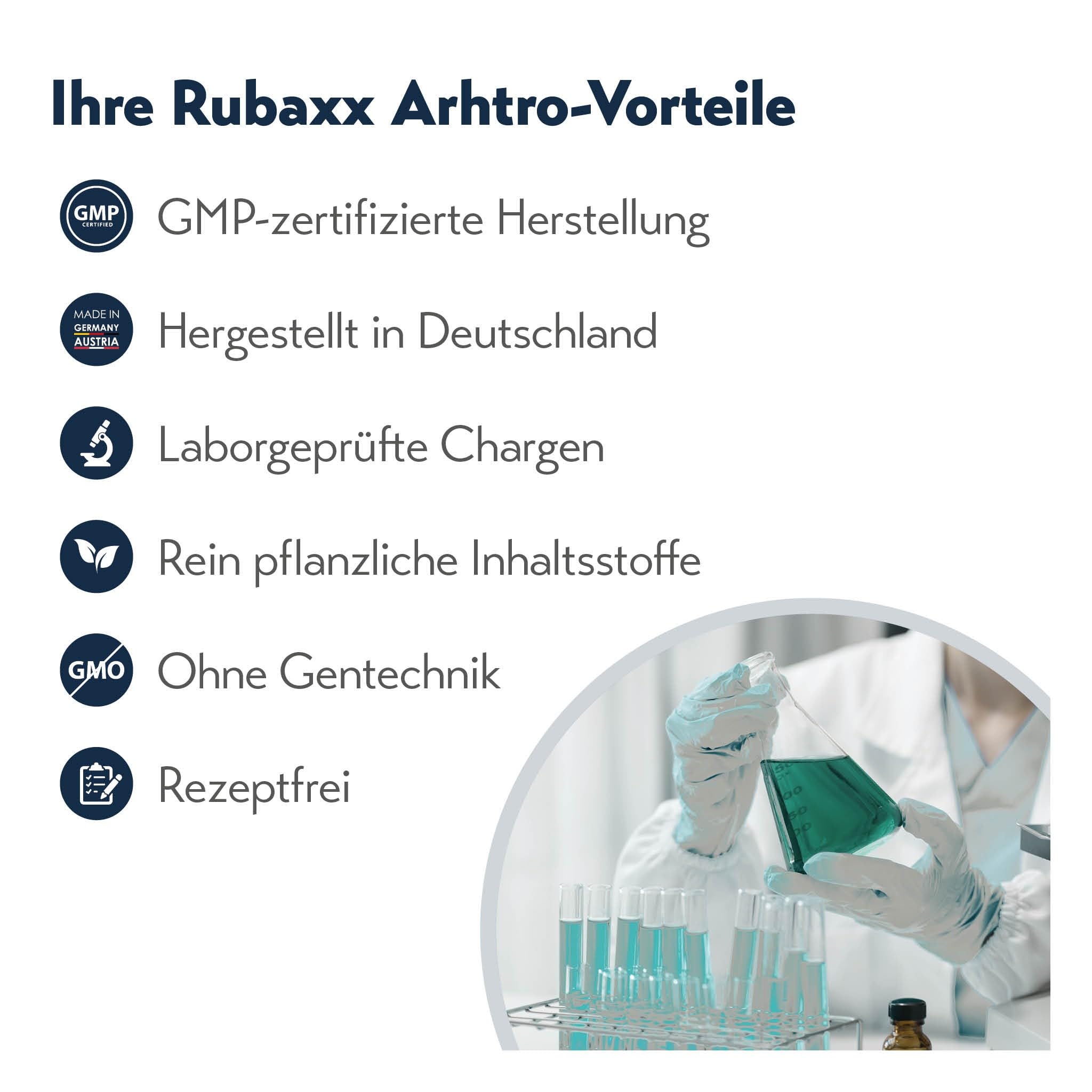RubaXX Arthro [100ml] - Natürliches Arzneimittel speziell bei Arthrose - Kniearthrose, Hüftarthrose, Fingergelenksarthrose, Handgelenksarthrose