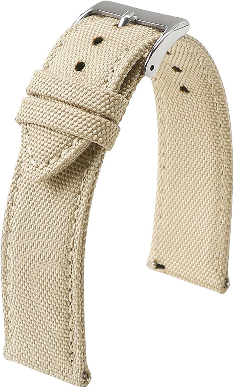 WOUKUP 18mm 19mm 20mm 21mm 22mm 24mm Sailcloth Watch Strap Two-Sided Nylon Watchband Quick Release Band Sport Belt For Men