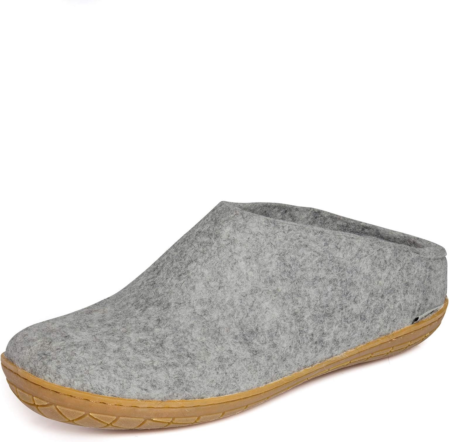 GLERUPSIndoor Outdoor Slippers Men & Women with Rubber Sole | Unisex Wool Slipper Shoes | Comfy Slippers Women Men | Cosy Gents and Ladies Slippers