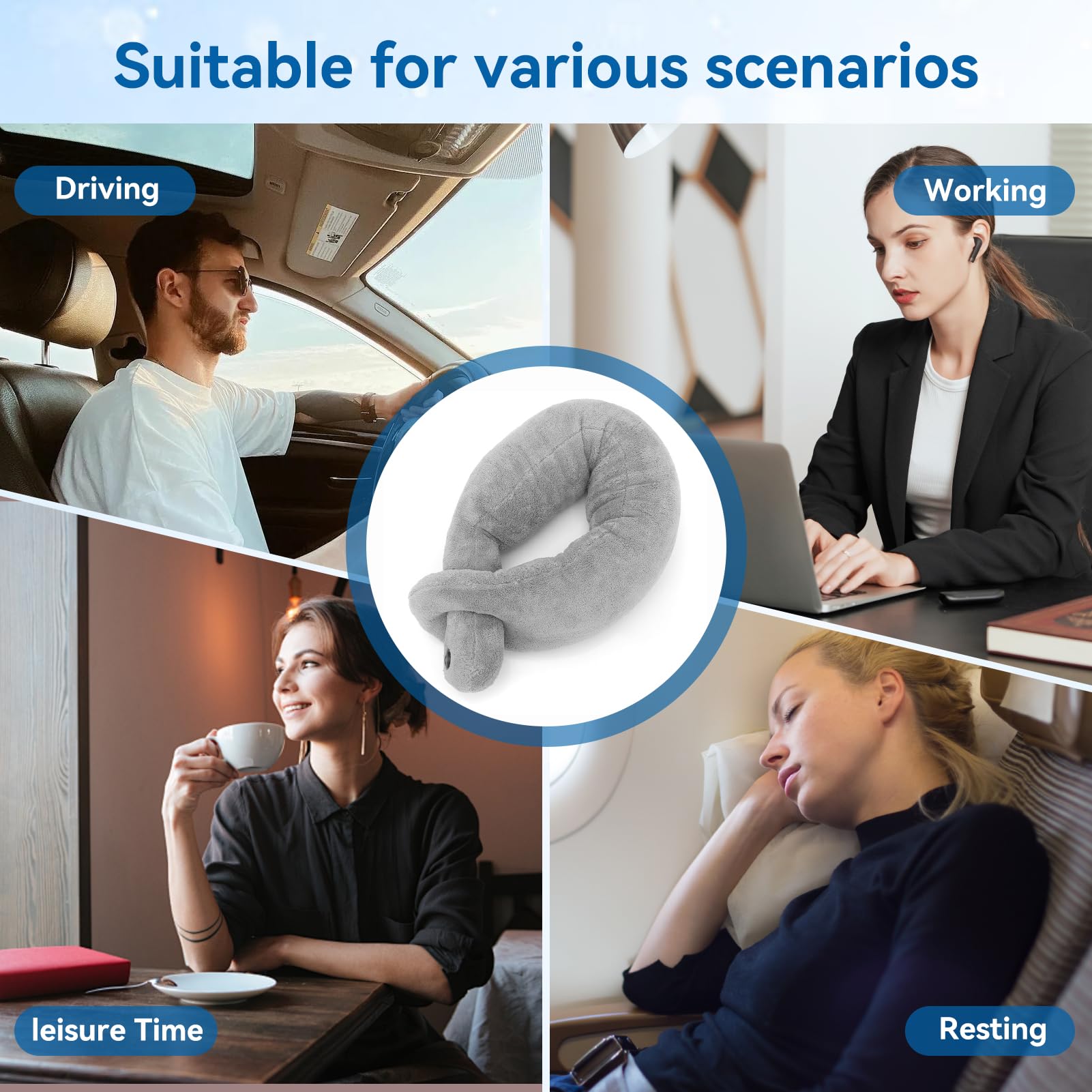 Amazon.com: Gsycle Vibrating Neck Massager Pillow, Cotton Massaging Neck  Pillow Massage Cushion Relax Muscles Relieve Stress for Travel Home  Airplane Office : Home & Kitchen