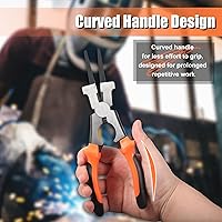 Vista 5 de SPEEDWOX Alicates de soldadura MIG de 9 pulgadas, alicates de núcleo MIG, herramientas de soldadura para raspar salpicaduras, agarrar, dibujar