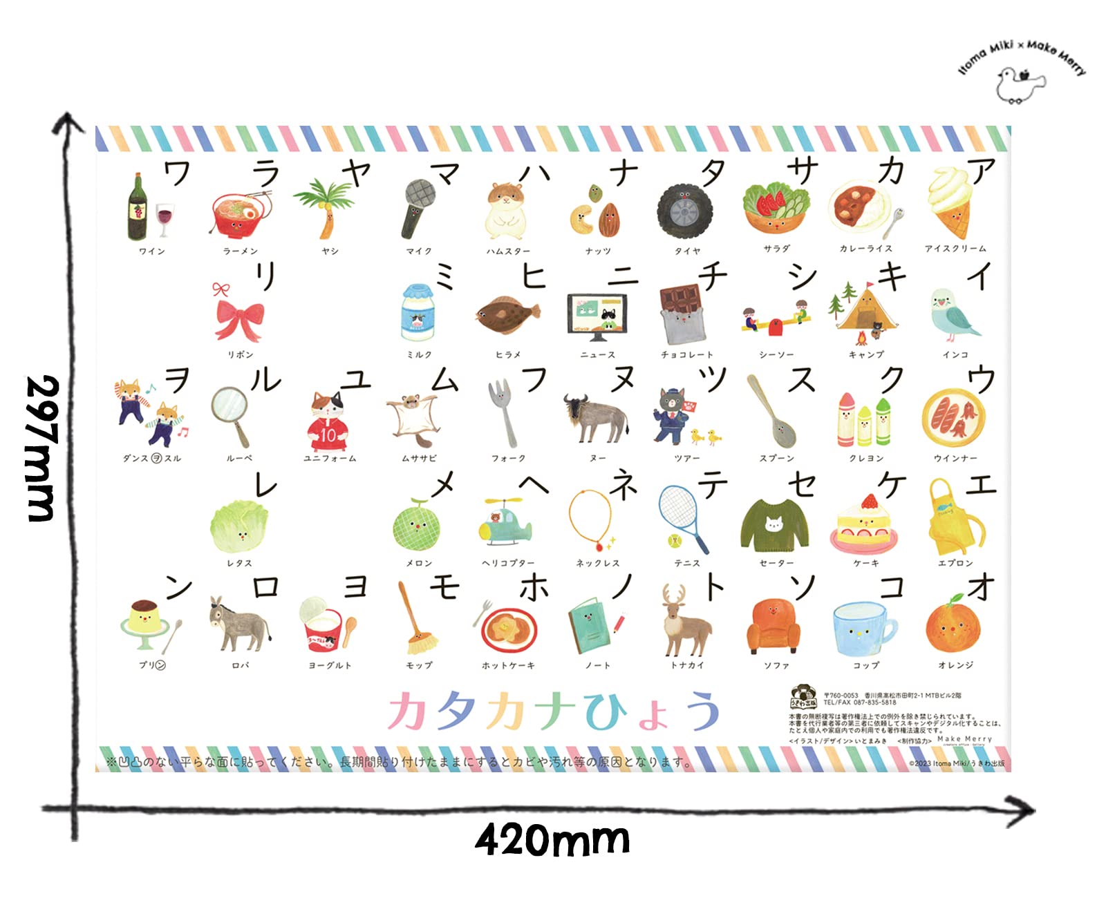 Amazon.co.jp: いとまみき お風呂ポスター 絵本の世界のような可愛い