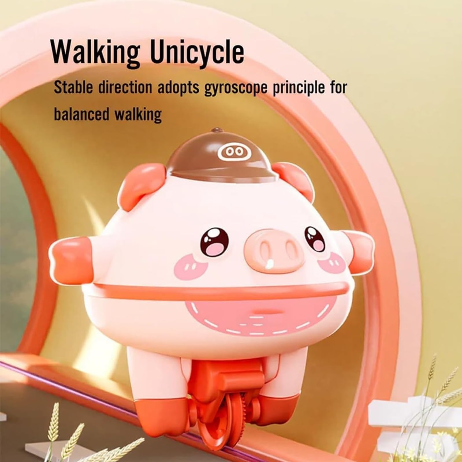 Cute Balanced Pig Toys, Tightrope Walking Tumbler Piglet