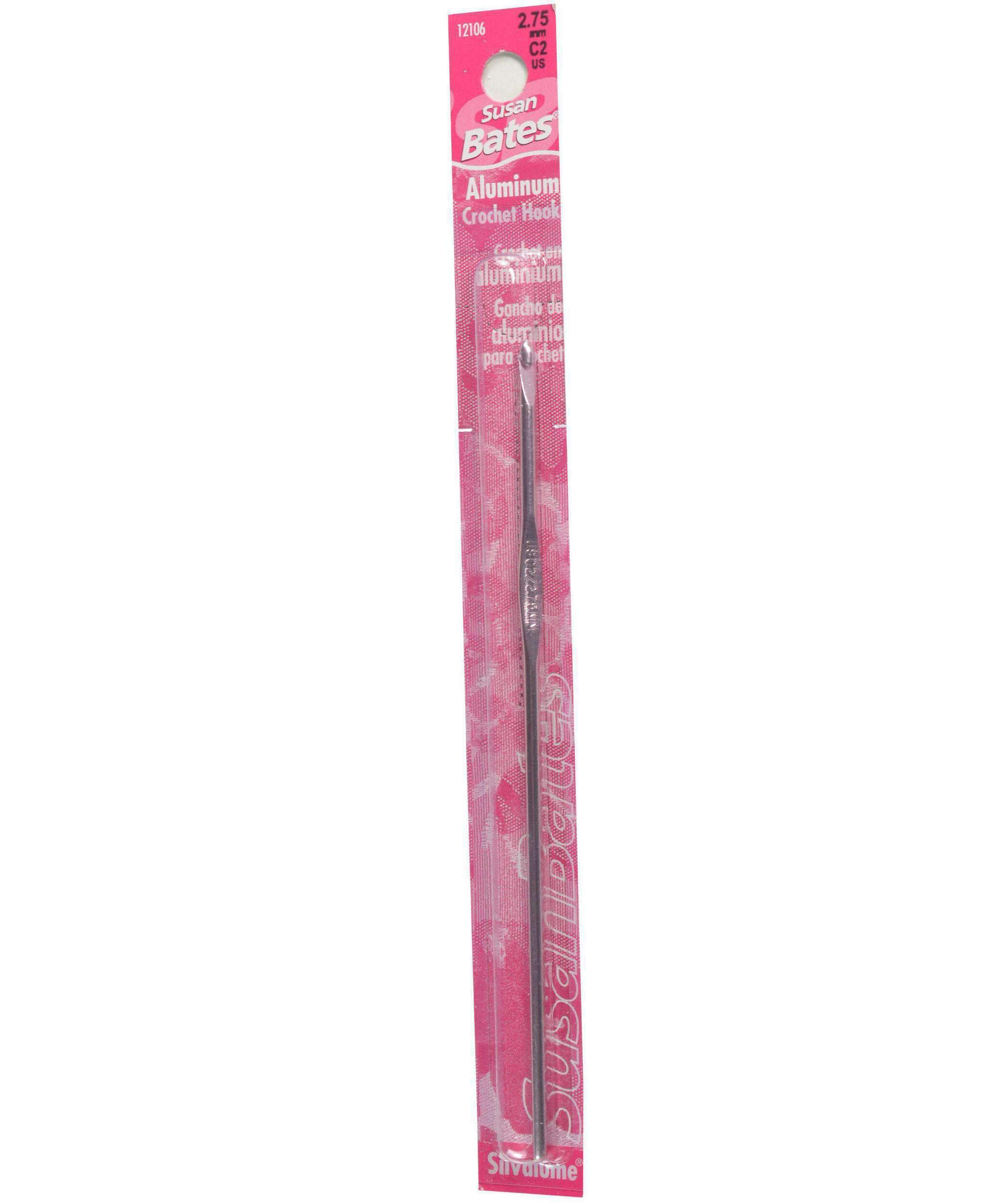 Silvalume Aluminum Crochet Hook 5.5"-Size C2/2.75mm