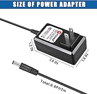 Vista 3 de PKPOWER Adaptador de corriente continua de 9V 1A, conector recto de 5.5/0.098 in, fuente de alimentación de repuesto para Proctor Gamble
