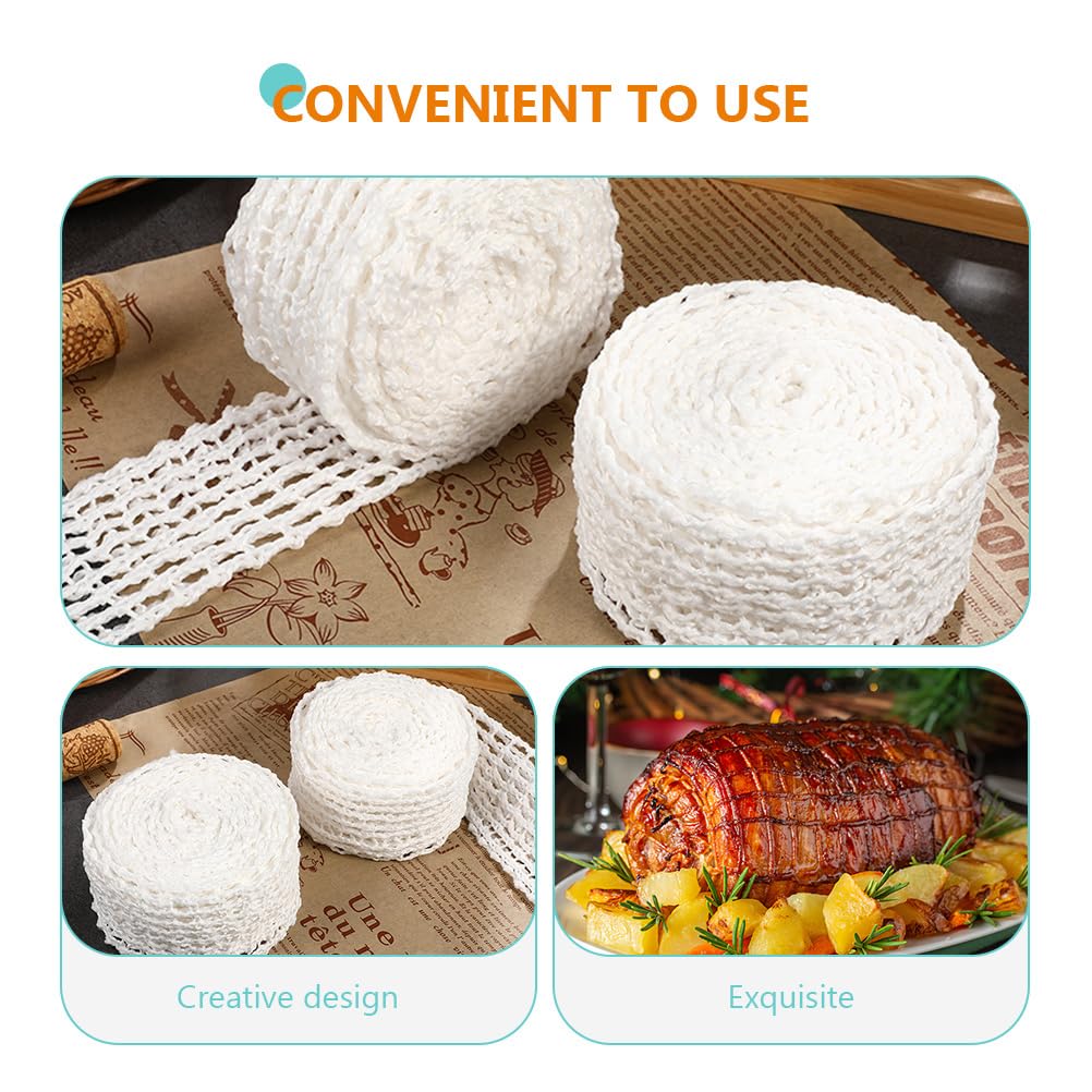 Cabilock Dryage Net Cooking Netting for Meat Pork Sauce Pork Beef Net Heavy Duty Meat Netting Rope Butcher Twine