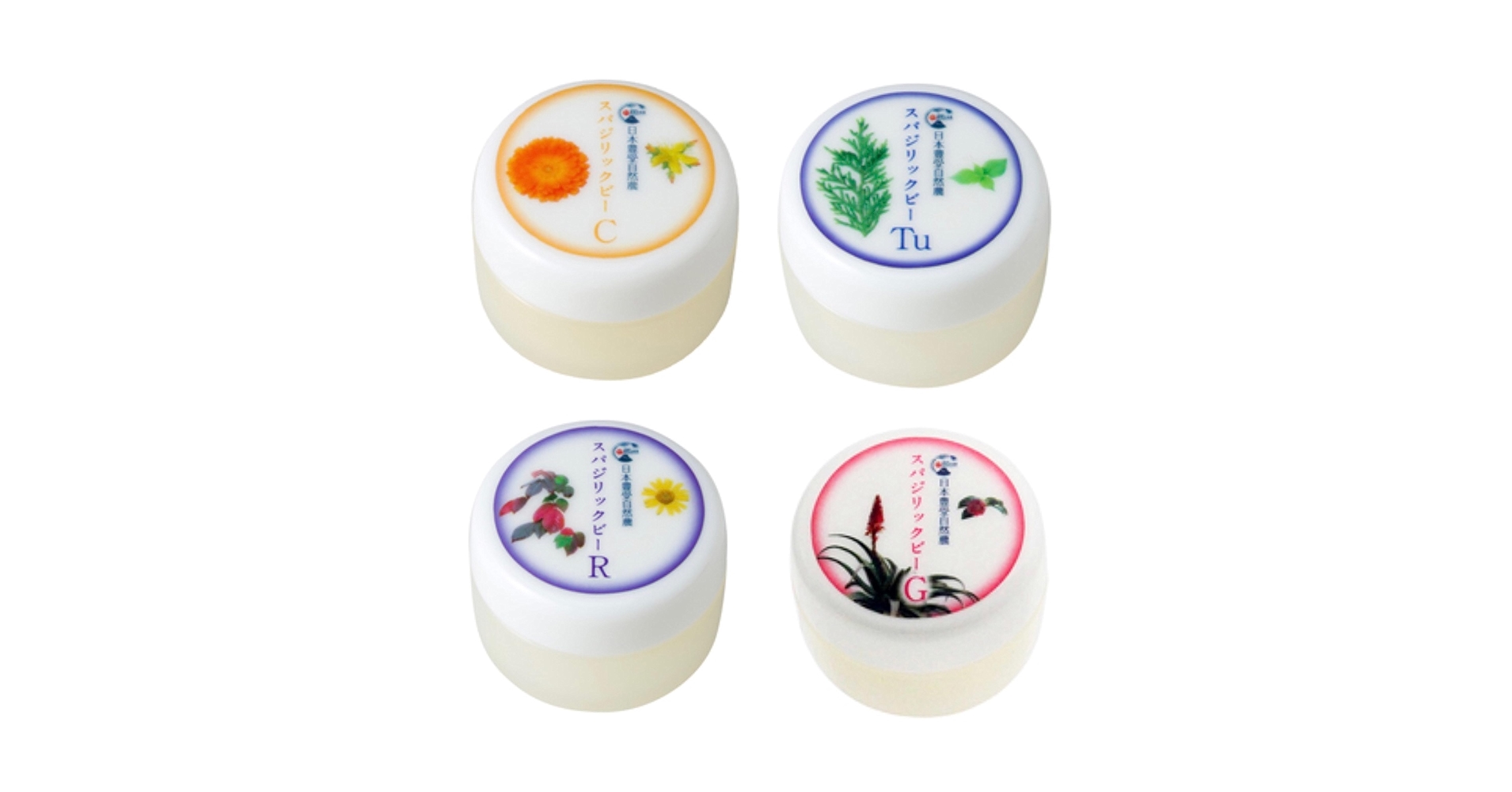 Amazon | 4種セット/スパジリック ビークリームC,Tu,R,G(小) 10g