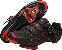 KESCOO Unisex Peloton Compatible Cycling Shoes with Delta Cleats - Breathable Indoor Outdoor Road Bike Shoes for Men Women