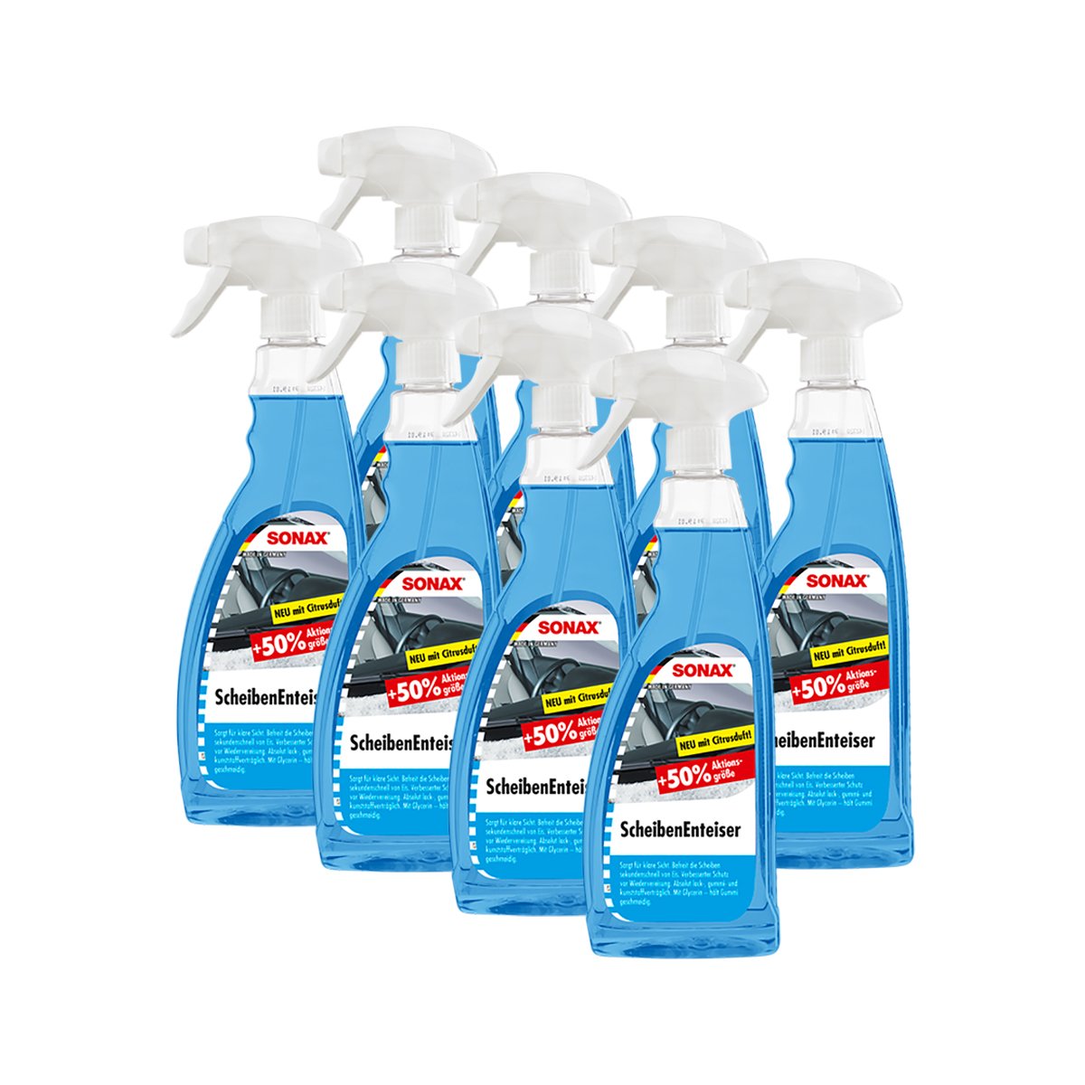 SONAX 8 X 03314410 Disco enteiser enteiser Spray defroster 750 ML