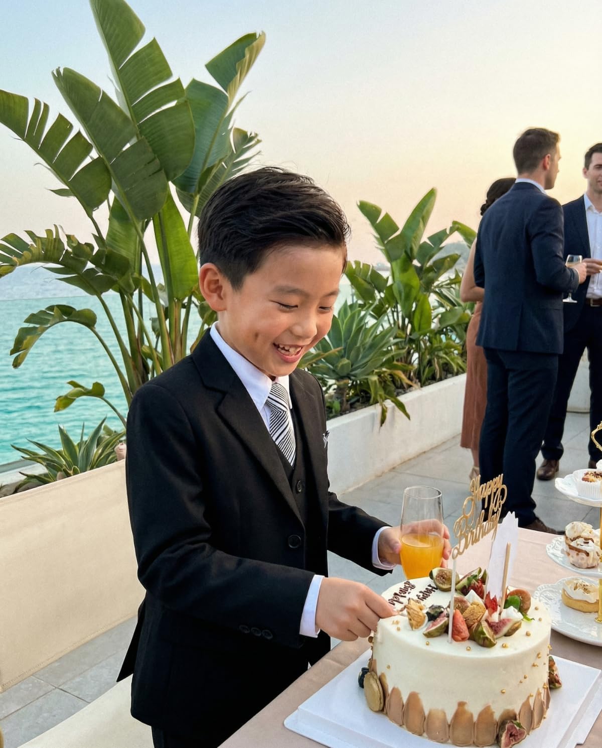 Boys Suits Kids Formal Suit Set Dress Clothes for Boy Wedding Ring Bearer Outfit Communion Easter Tuxedo Suits