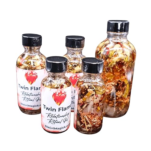 Twin Flame Relationship Ritual Oil for Love Attraction, Soulmate Manifestation Rituals, Marriage, Communication, Attract Life Partner, Handmade with
