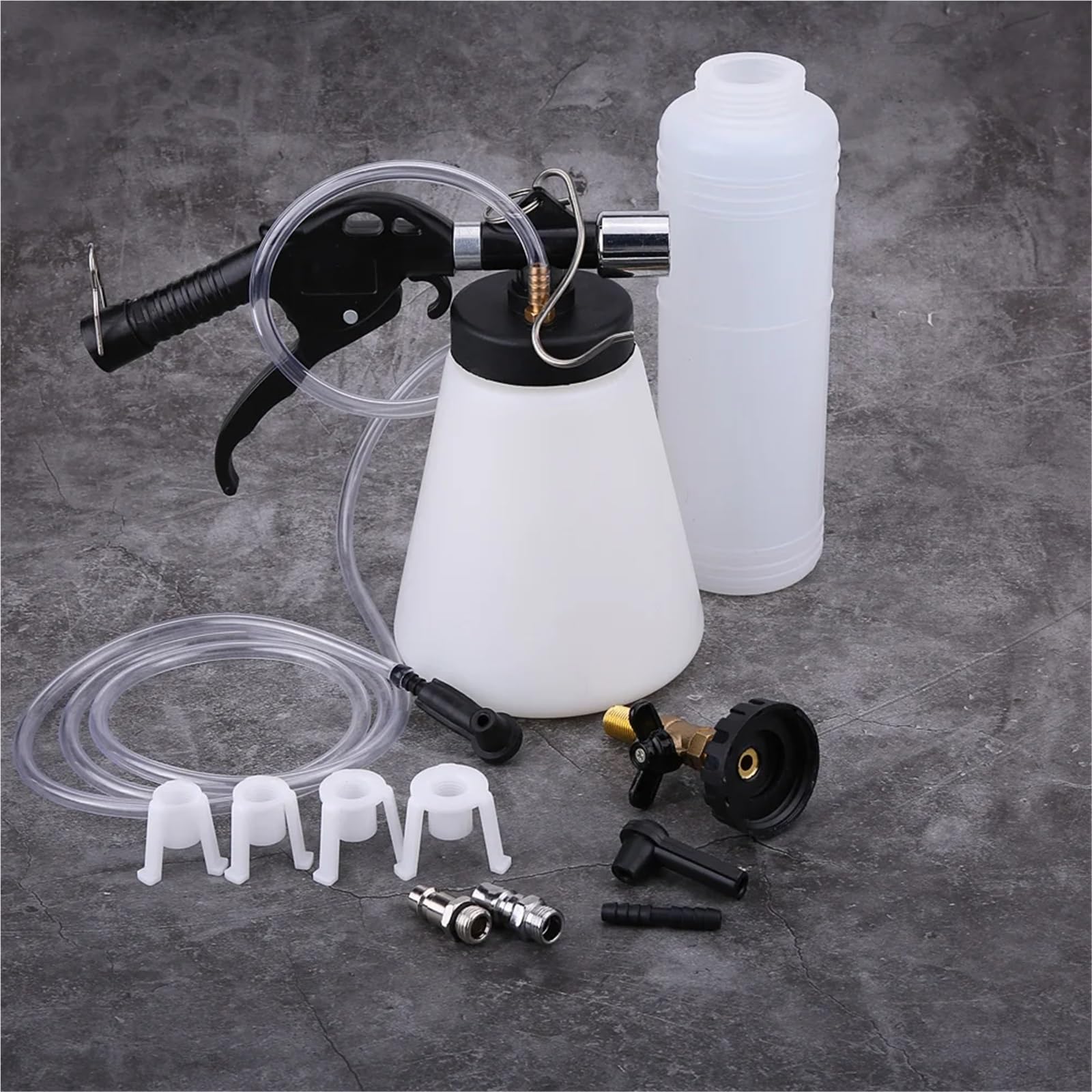 Crank Case Oil Breather Separator Zestaw do odpowietrzania płynu hamulcowego w samochodzie 90-120 PSI Pneumatyczny wlew płynu hamulcowego Narzędzie do napełniania płynu hamulcowego w samochodzie