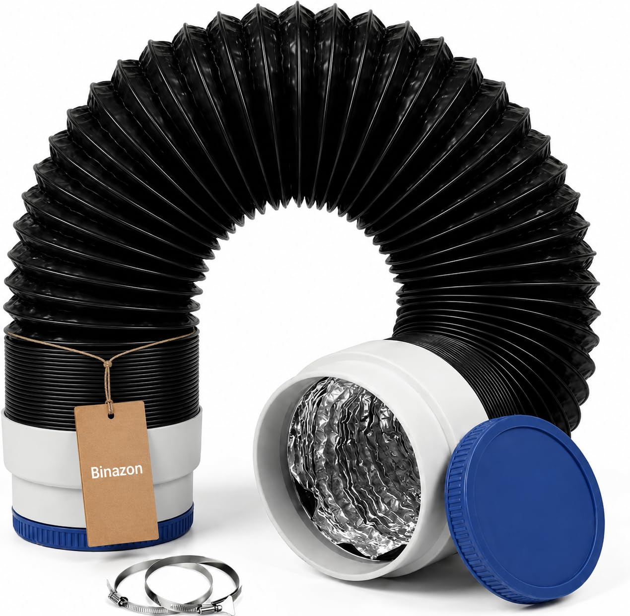 Binazon 8FT Flexible 6-Layer Dryer Vent Hose