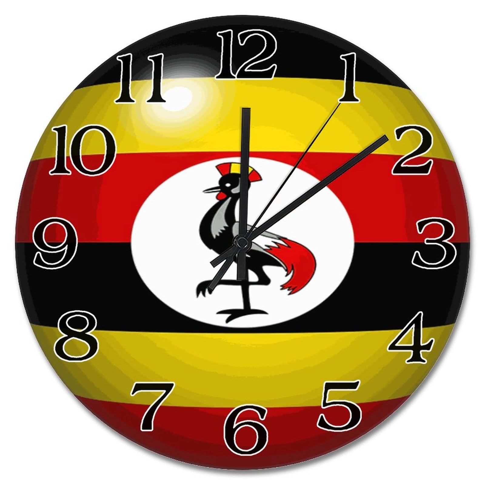 Horloge de ferme Ouganda 30cm, le souvenir de ville idéal