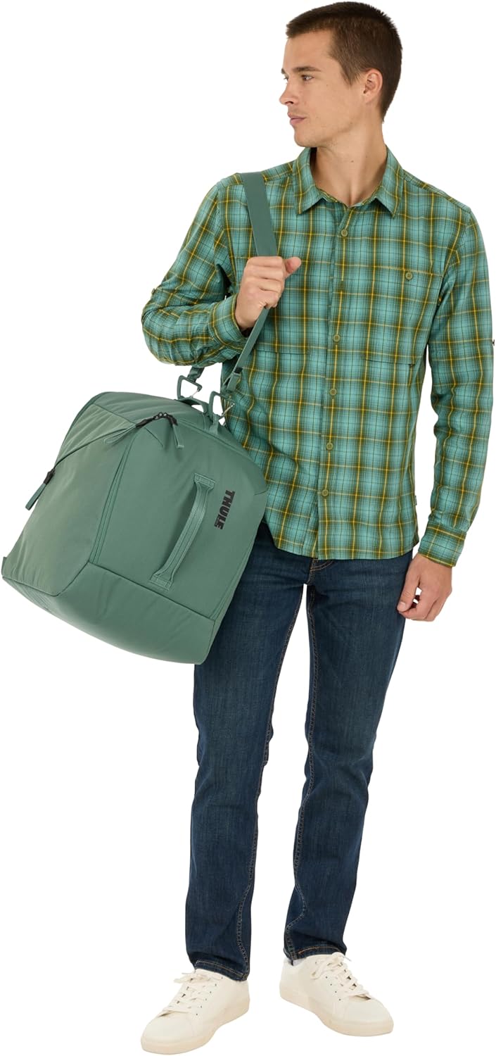 Thule RoundTrip 35L ski & Snowboard Boot Bag, Fits US 13 Boots, Helmet & Glove Storage, Travel-Friendly, Attach to ski Bag