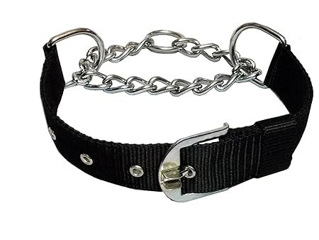 MUNCHOS Choke Dog Collar 1.25 Inch for Large Dogs (Colour May Vary)