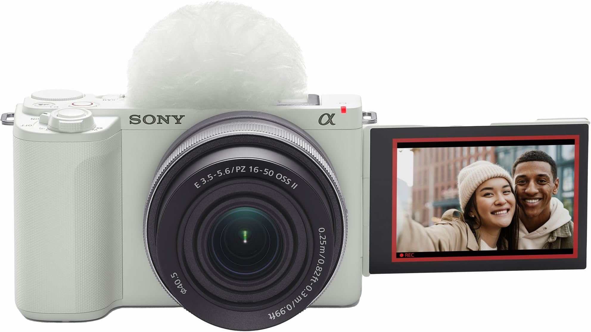 - Sony Alpha ZV-E10M2K 26 MP Interchangeable Lens Mirrorless Vlog Camera for Creators (16-50mm Power Zoom Lens) | APS-C Sensor | 4K 60p with 10bit 4:2:2 Recording - (White)