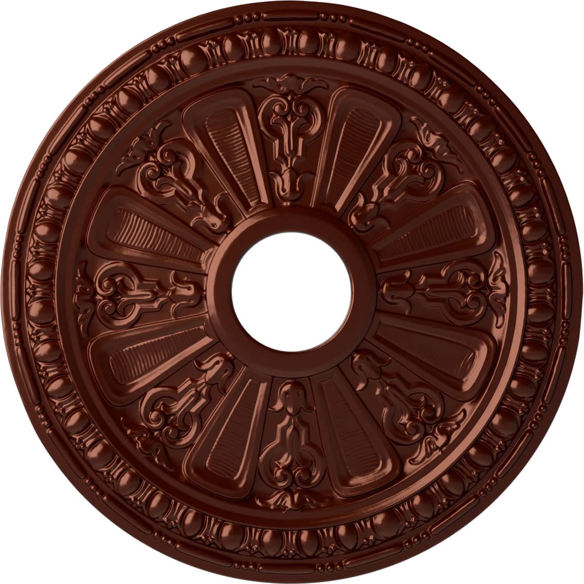 Ekena Millwork CM18RAACS Raymond Ceiling Medallion, Antique Copper