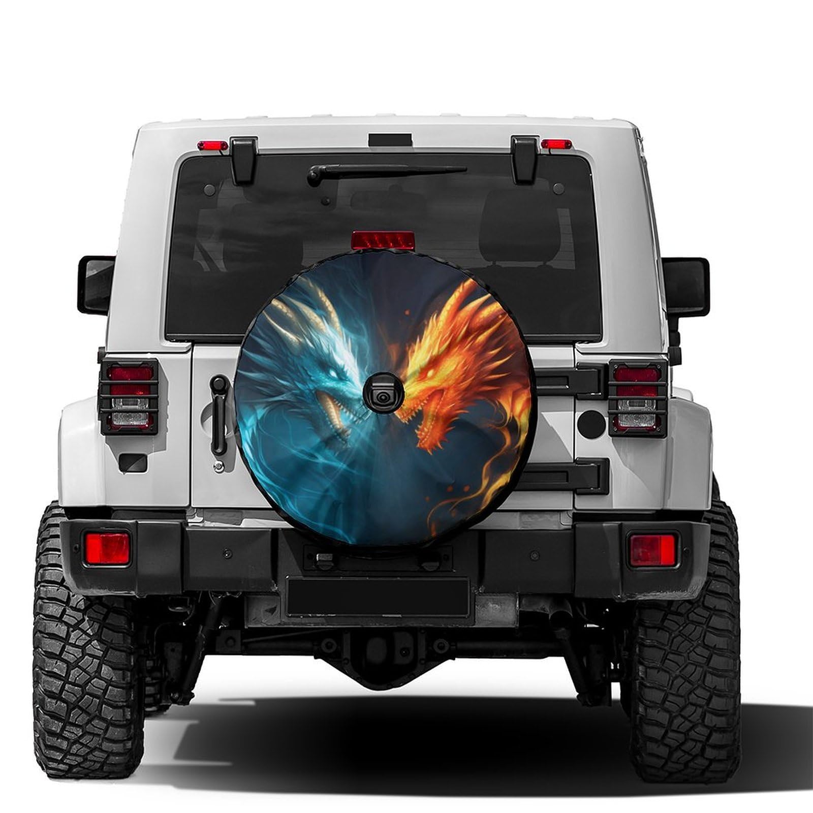 Delerain Horse Spare Tire Covers for RV Jeep Trailer SUV