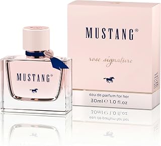 MUSTANG Signature for her Perfume para mujer, 30 ml, Eau de Parfum floral y amaderado para mujer, perfume para todas las edades I Femenino, ligero y elegante con flor de melocotón, lirio de los valles