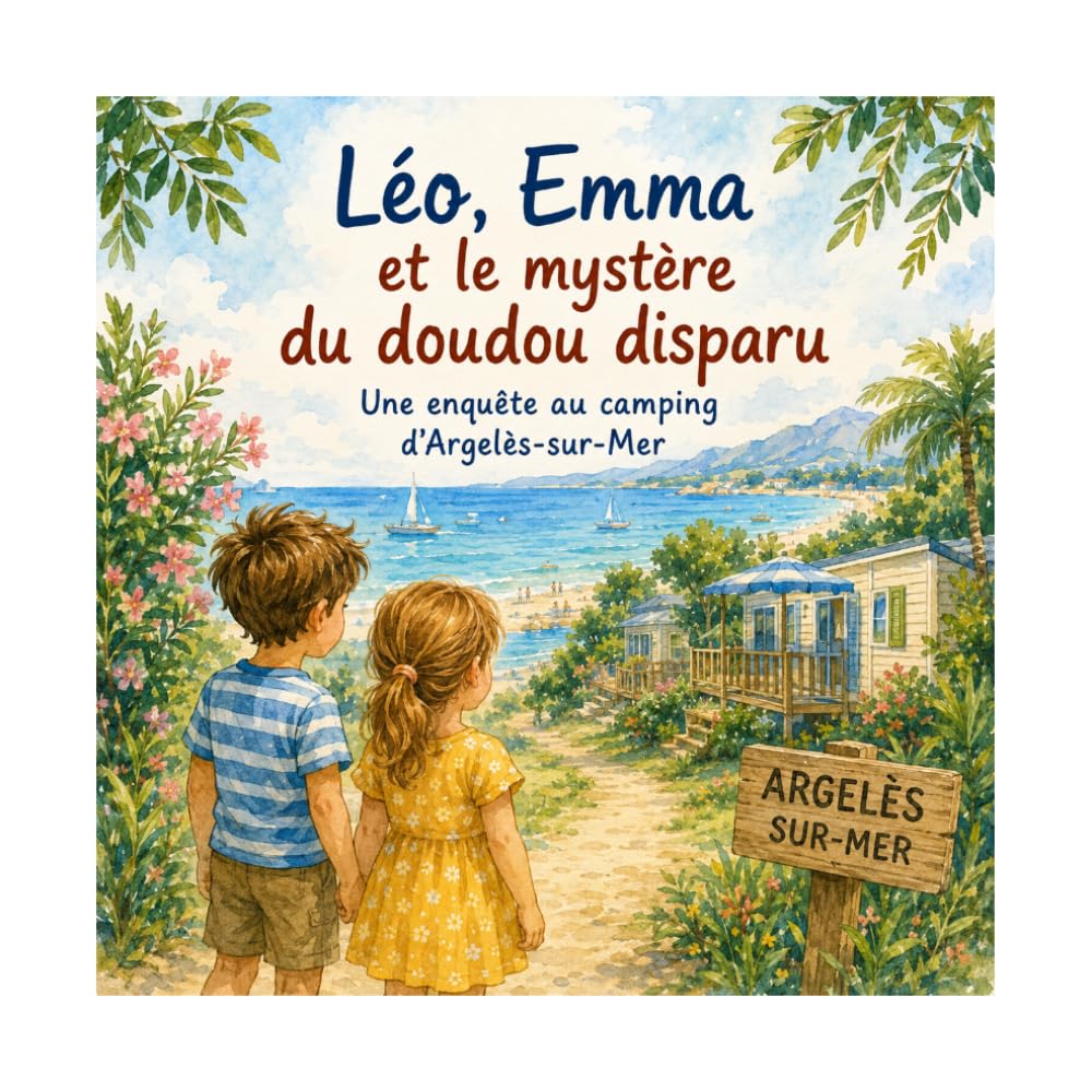 Léo et Emma et le mystère du doudou disparu.: Une enquête au camping d’ Argeles sur mer.