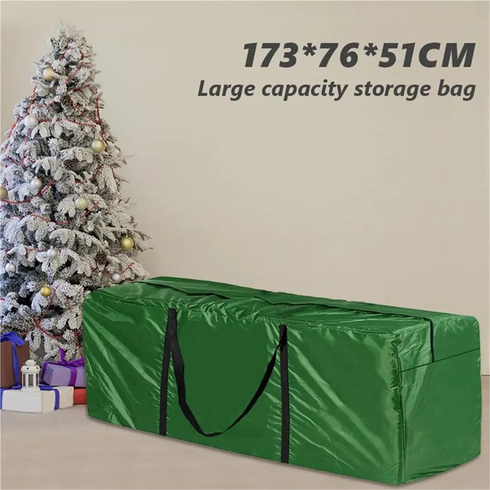 Cuscini for tende da giardino impermeabili for mobili Custodia grande for custodia for cuscino extra Borsa for albero di Natale Per Cuscini(122X39X55 cm)