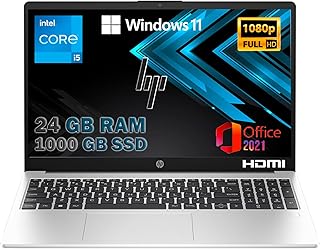 HP Probook 450 G10 Notebook portatile Silver, RAM 24GB, SSD 1TB, Display FullHD 15.6", Cpu Intel i5-1334U 10 Core da 4,6 GHz, fingerprint, Win11 Pro, Office Pro 2021