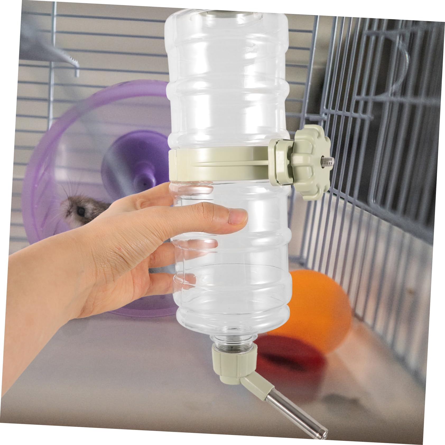 BESPORTBLE 3piezas Botella De Agua para Automática Bebedero Colgante para y Gatos Dispensador De Agua para Jaulas De Animales Verde