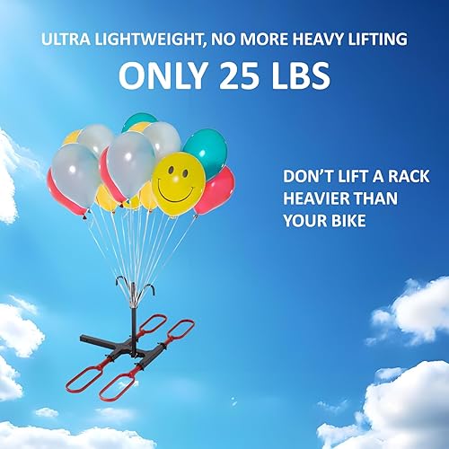 Miniatura 8 de Soporte para bicicleta de enganche de remolque para automóvil, 2 bicicletas, soporte de enganche para 2 bicicletas, soporte de bicicleta eléctrica