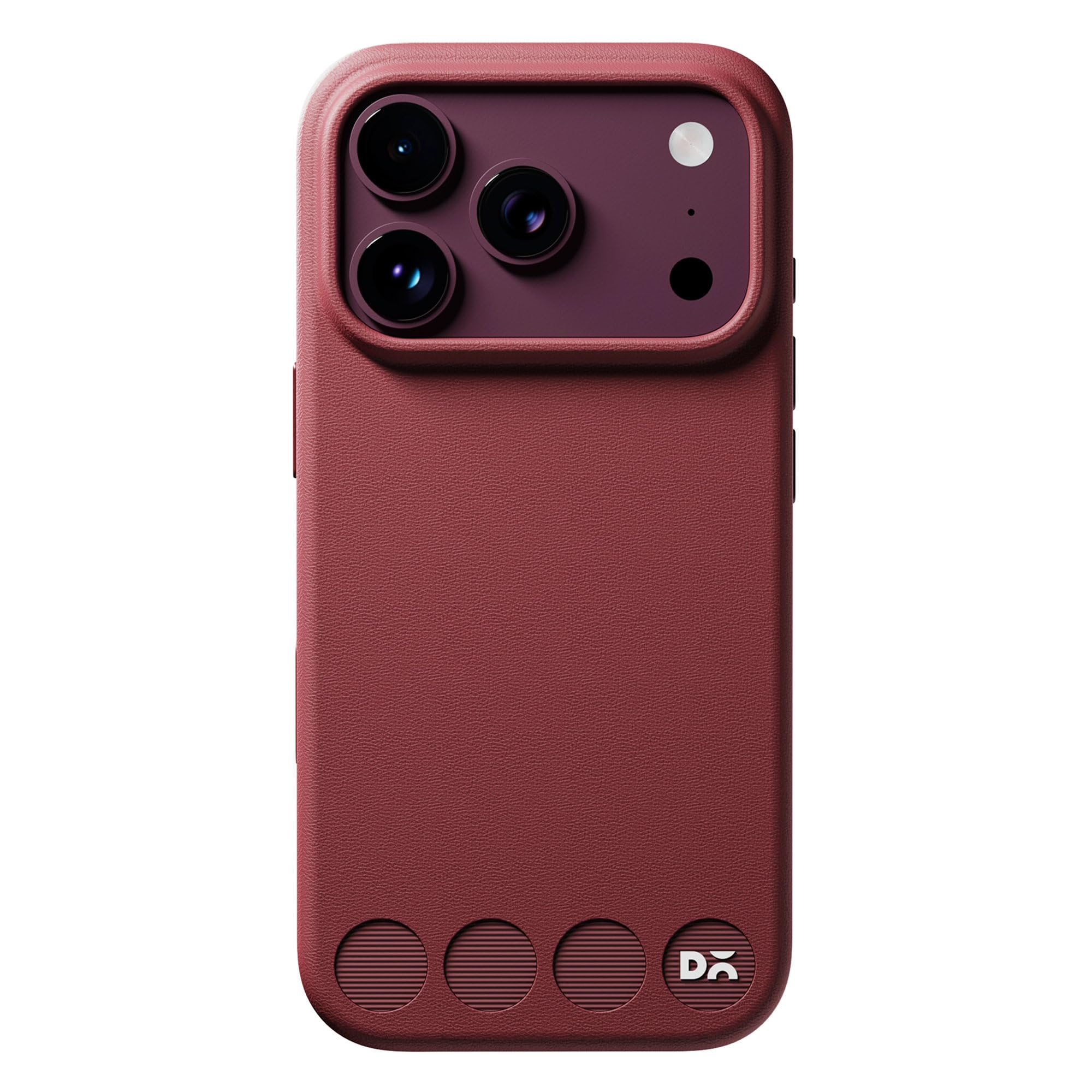 DailyObjects iPhone 17 Pro Max Stack Leatherette Case Cover | Compatible with MagSafe | Camera & Body Protection | Scratch Proof | Dual Hybrid Protection | Wireless Charging - Dahlia Red — Amazon image 20
