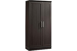 Cherry Wood Storage Cabinet with Spacious Design