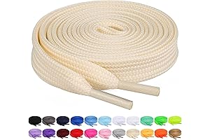 2 Pairs of Ultra Durable Flat 2/5" Sail Shoe Laces 26 Colors, 27-72 inch Length