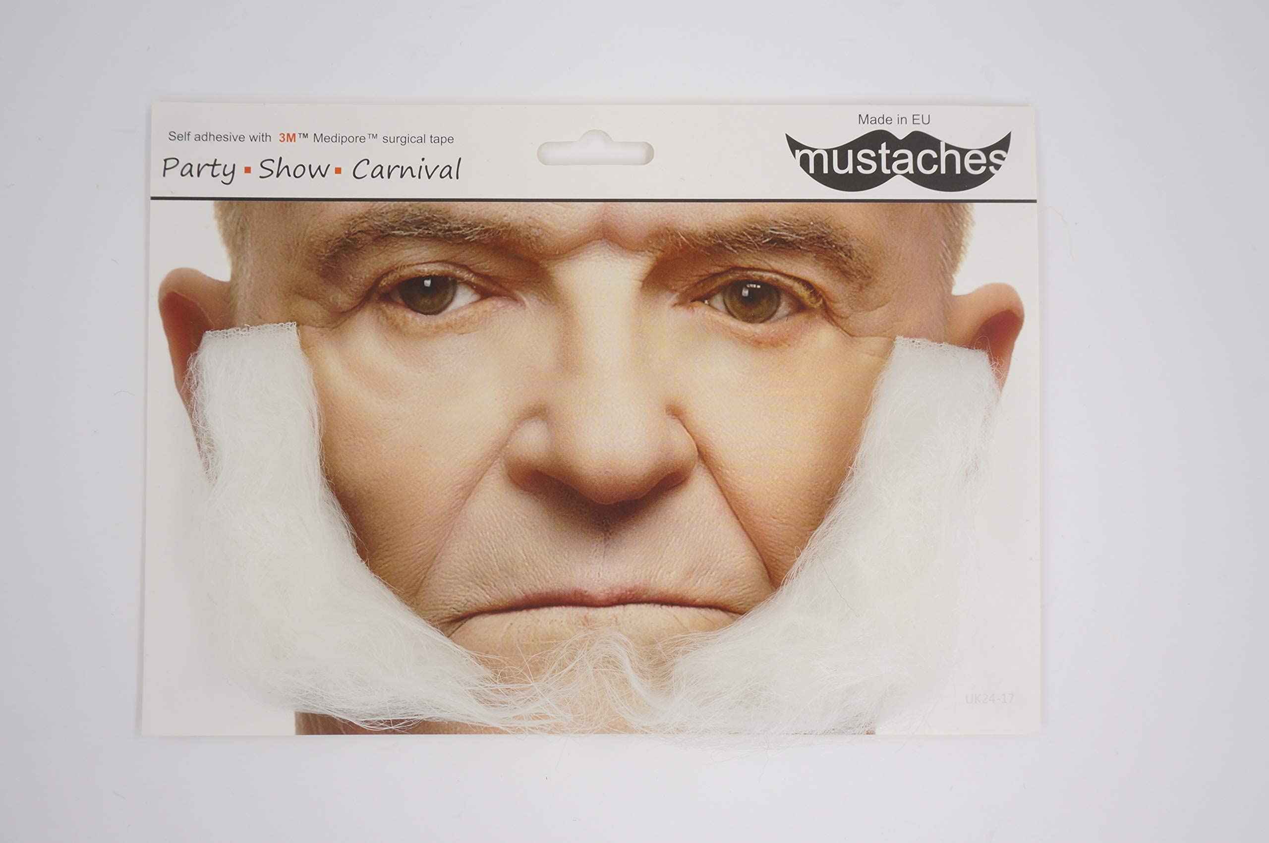 Amazon | Mustaches 自己粘着 L Shaped Sideburns 付け頬ひげ